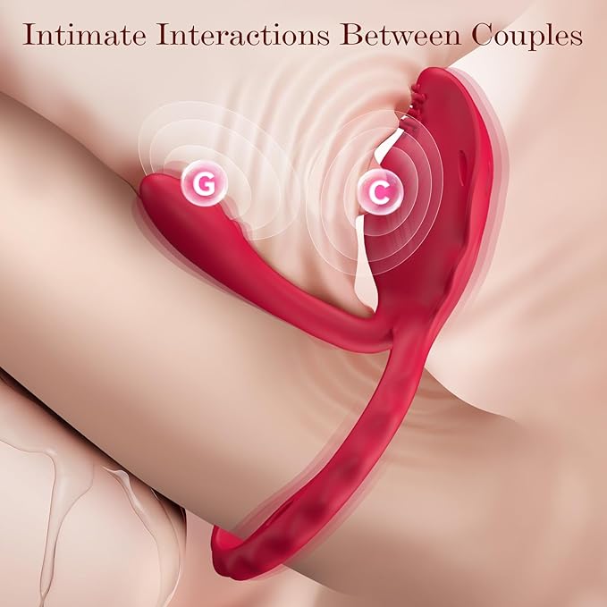 Nipple Clamps Vibrating Panties - Wireless Remote Control Personal Massager with 10 Vibration Modes