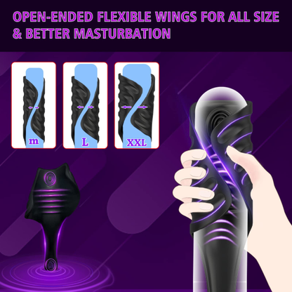 Penis Vibrator with Tapping & Vibrating Function