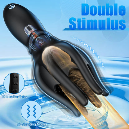 2026 New Male Masturbator: 10 Vibrating Modes, Stroker with 6 Tentacles