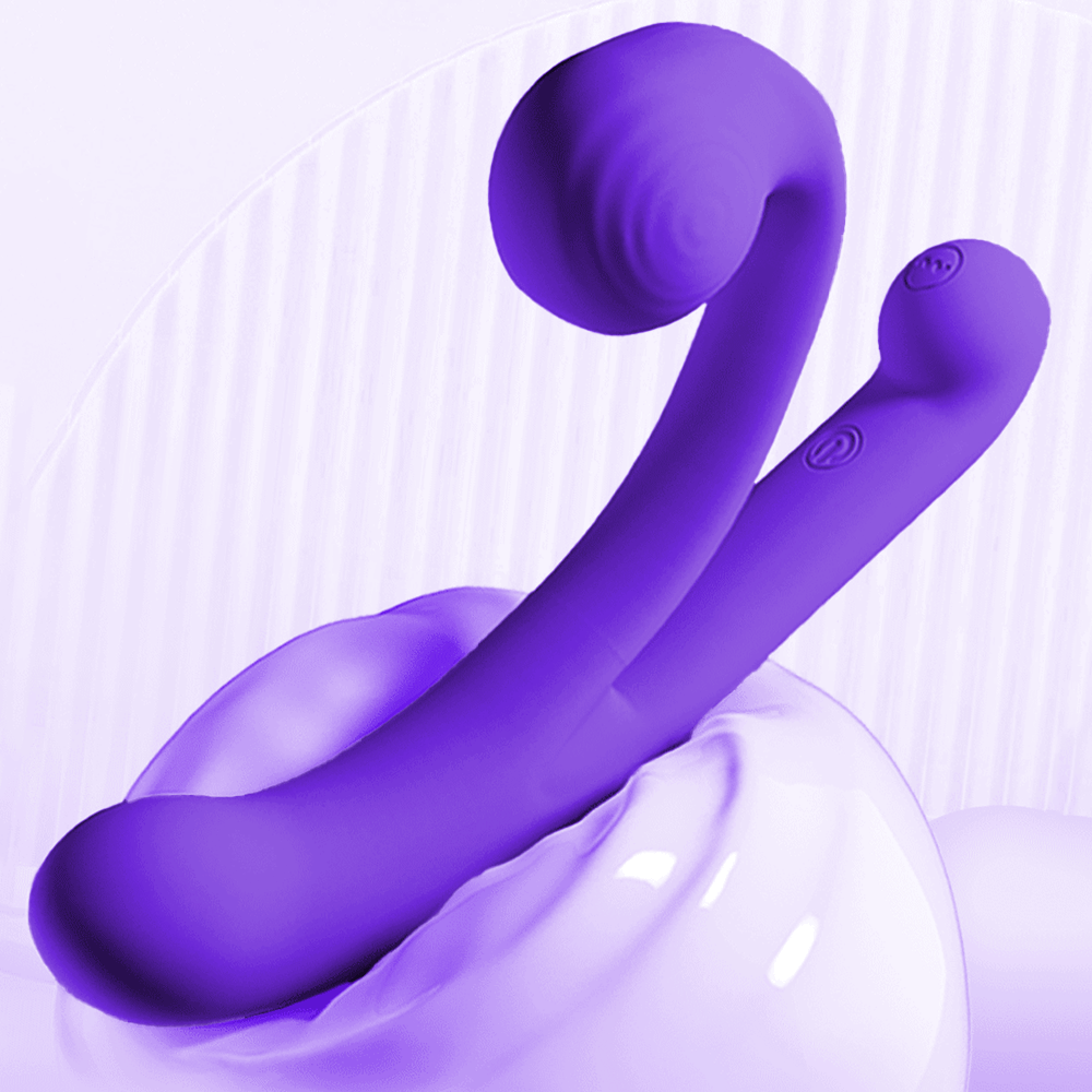 Snail 9.5-inch powerful vibrating masturbator features 7 vibration modes