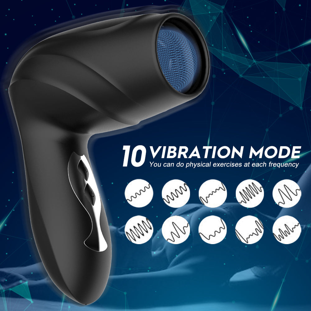 LIKETHAT Blowjob Pussy Male Masturbator Vacuum Pump Penis Vibrating Glans Stimulator Electric Sucking Masturbate Toys for Men