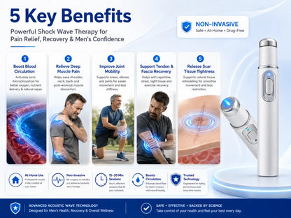 ⚡Advanced Acoustic OFFICIAL BRAND🩺｜Shockwave Therapy✨ Restore penile tissue health💯 | Boost Rigidity⚙️·Stamina🔥·Male Confidence💪 Ease Muscle Pain🦾 · Joint Stiffness 🦴 · Tendon Discomfort🩹