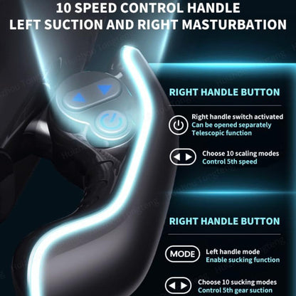 LETEN XS9 High-end Stroker 10 Sucking Thrusting 5 Speeds Heating Masturbator