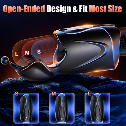 [HOT SALE] 2-Motor Penis Glans Training 10-Vibration Masturbation Cup