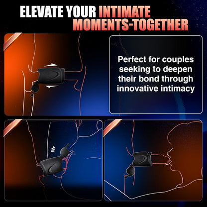 [HOT SALE] 2-Motor Penis Glans Training 10-Vibration Masturbation Cup
