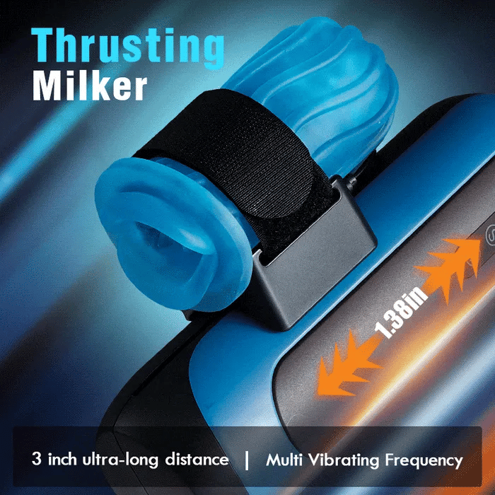 XS 5 Speed 6 Thrusting 10 Vibrating Male Masturbator
