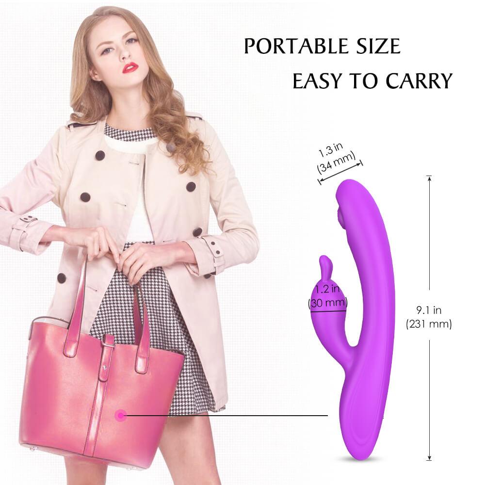 Rabbit Vibrator, Clitoris And G-Spot Dual Stimulation