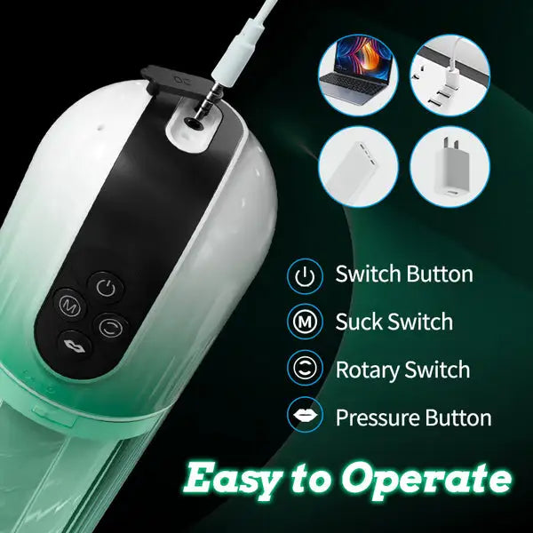 Superbuyg™ Underwater Pleasure-Rotating Tongue Water SPA Male Masturbator