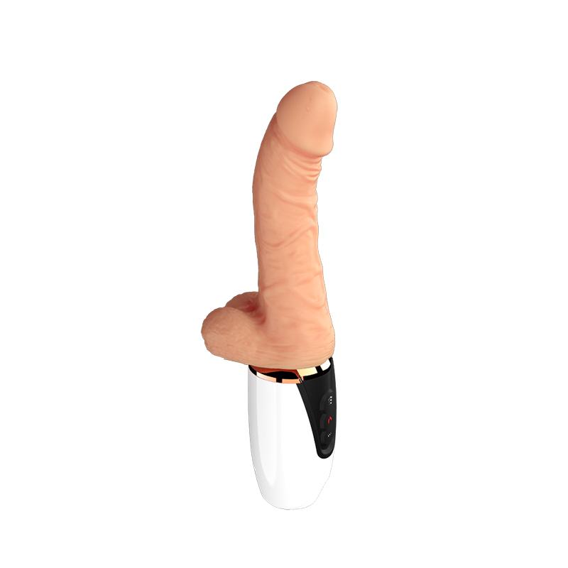 Realistic Dildo Vibrator Sex Machine Telescopic Dong Auto Thrusting Heat Sex Toy