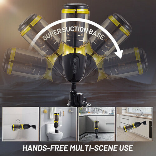 UNIMAT Beck Ⅱ 6 Thrusting & Vibrating Automatic Masturbation Cup