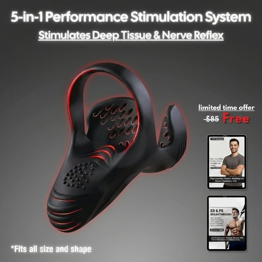 Novelleon™ VitalEngine Pro Upgraded: The Leading 5-in-1 At-Home Device Using Advanced Precision Technology to Reverse ED & PE, Maximizing Both Length and Hardness