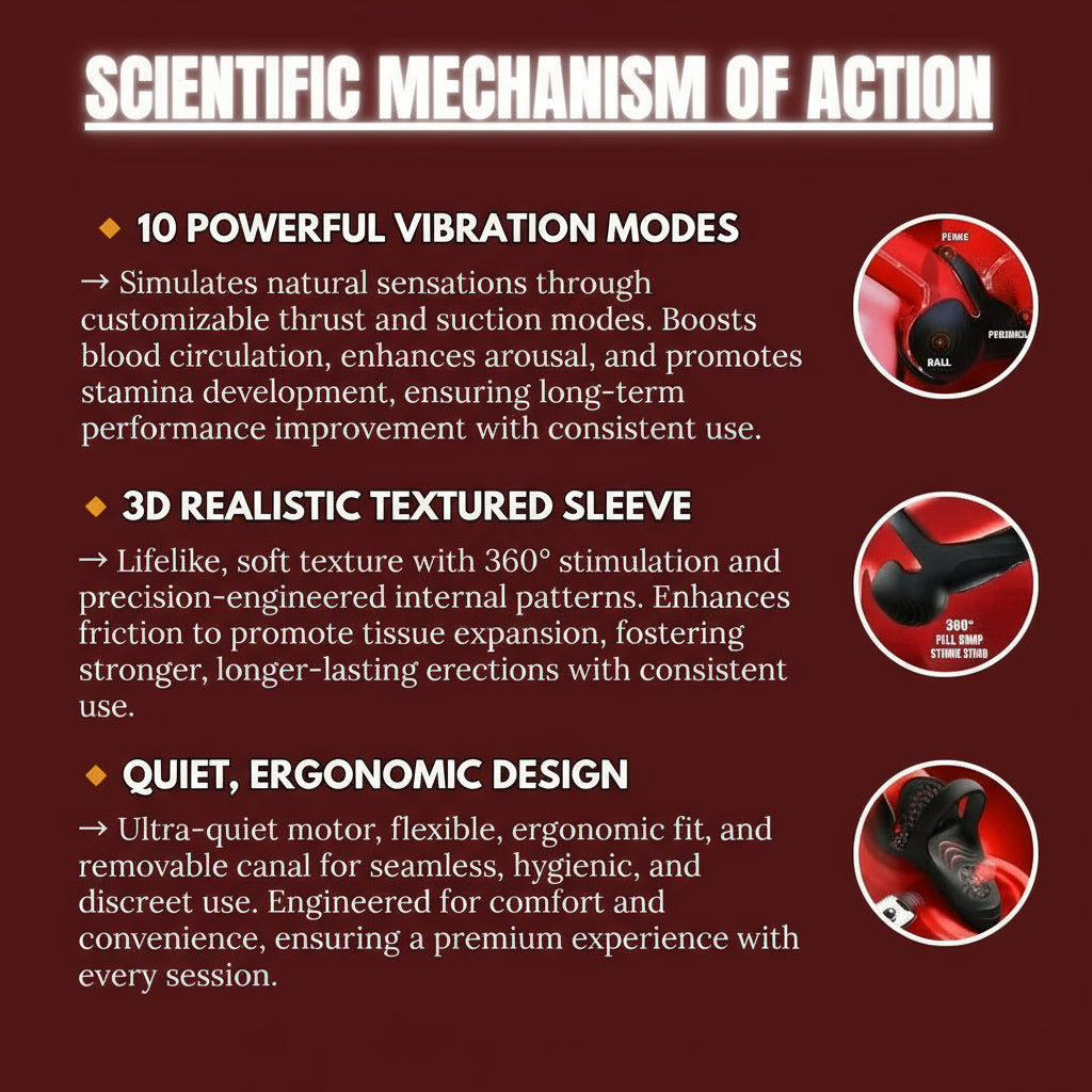Novelleon™ VitalEngine Pro Upgraded: The Leading 5-in-1 At-Home Device Using Advanced Precision Technology to Reverse ED & PE, Maximizing Both Length and Hardness