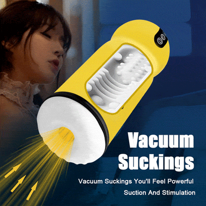 2022 Strong Penis Sucking Male Masturbator With Vibrating Heating Function
