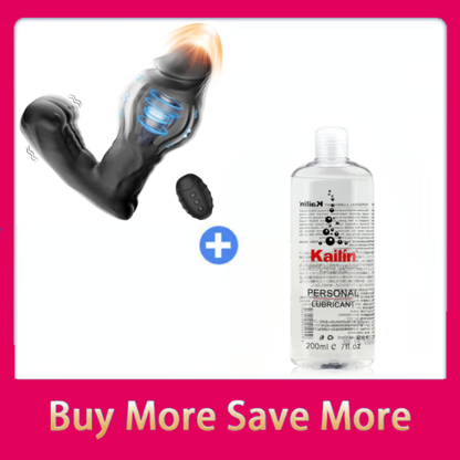 Inflatable Prostate Massager: 10 Vibration Modes, Heating & Remote-Controlled Expansion