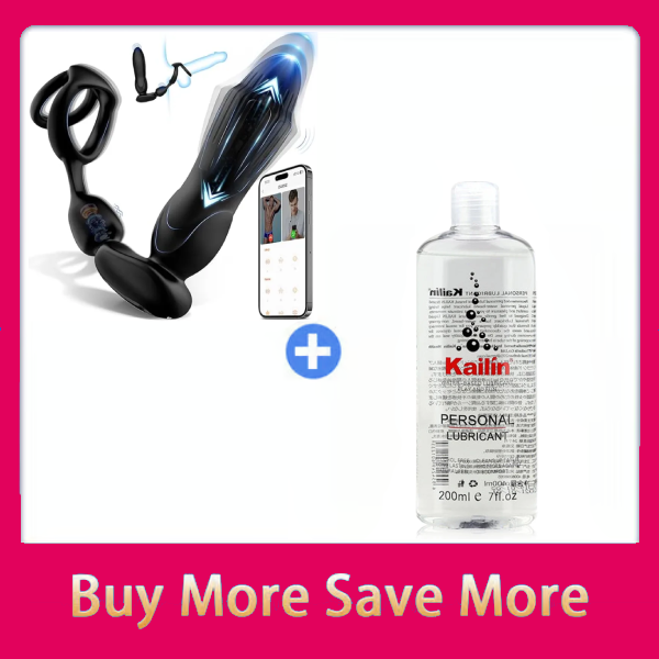 3 Thrusting Expanding & 9 Vibration Modes Thrusting Anal Expansion Prostate Massager