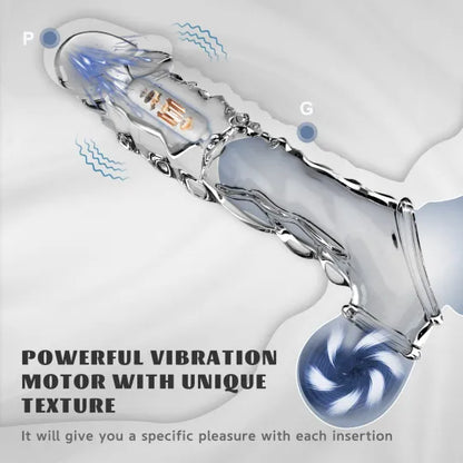🔥🎁 2026 HOT Deal 💥 Reusable Penis Extension Vibrator – Makes You Longer, Harder & Unstoppable 😍